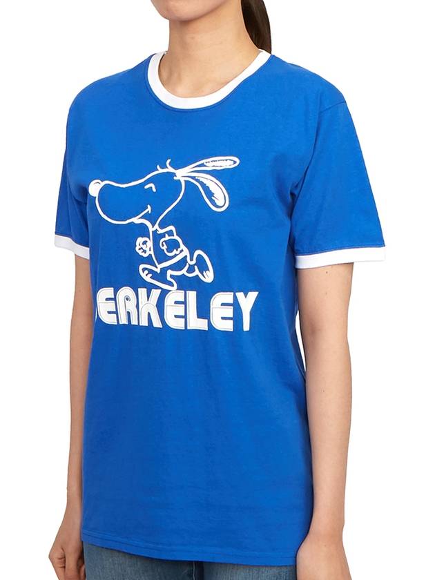 Berkeley Cotton Short Sleeve T-Shirt Royal White - WILD DONKEY - BALAAN 3