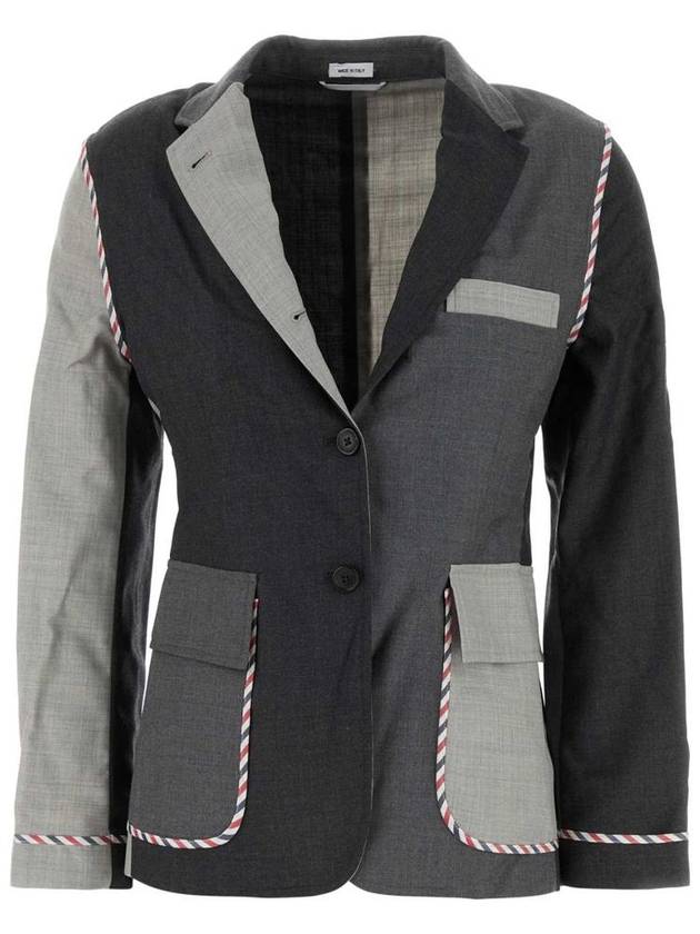 Unconstructed Funmix Wool Blazer FBC900F00626 - THOM BROWNE - BALAAN 2