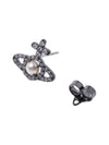 Women's Olympia Pearl Earrings Dark Silver - VIVIENNE WESTWOOD - BALAAN 7