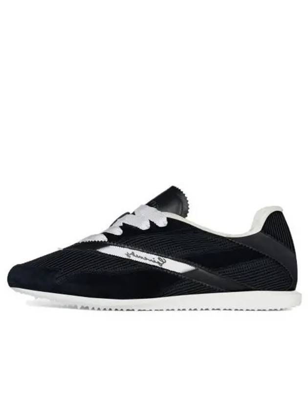 Signature Embroidered Low-Top Sneakers Black - GIVENCHY - BALAAN 2