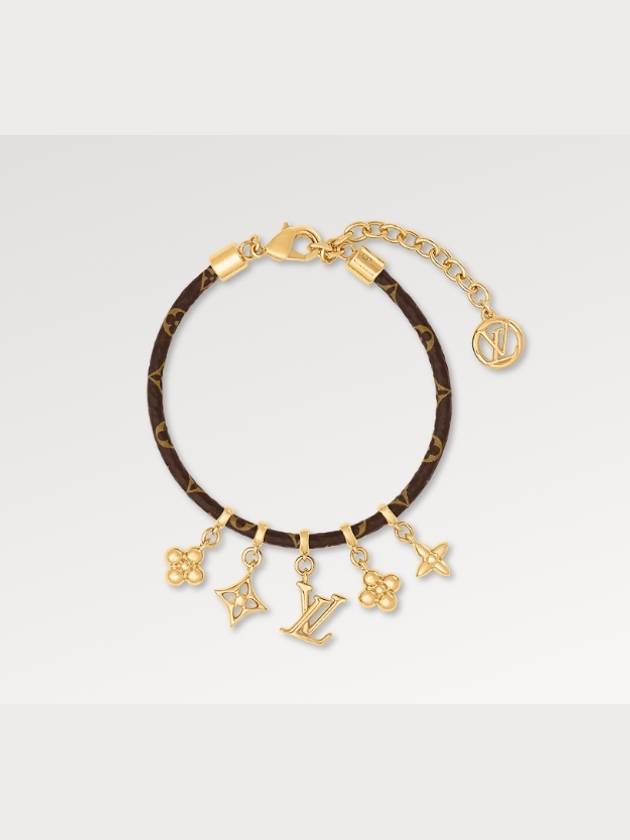 LV Blooming Bracelet Gold Brown - LOUIS VUITTON - BALAAN 2