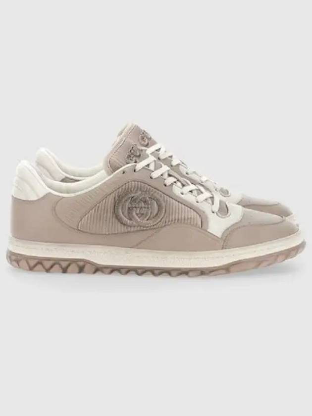 Men's Mac80 Low Top Sneakers Grey Leather - GUCCI - BALAAN 2