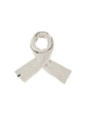 Women s Monili Label Cashmere Knit Scarf Melange Gray 271845 - BRUNELLO CUCINELLI - BALAAN 1