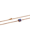 HM Pop Ache Necklace Gold Blue HM31AC010 - HERMES - BALAAN 3