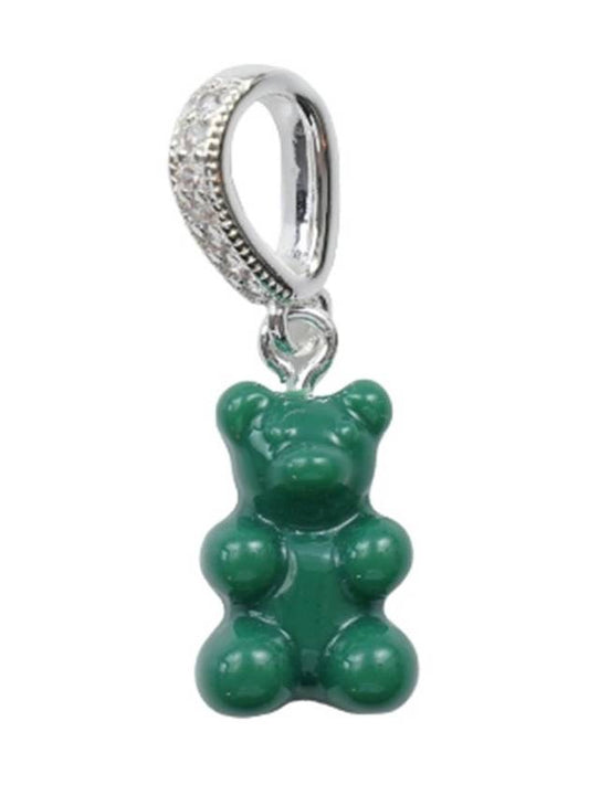 Nostalgia Bear Pendant Vegan Silver - CRYSTAL HAZE - BALAAN 1