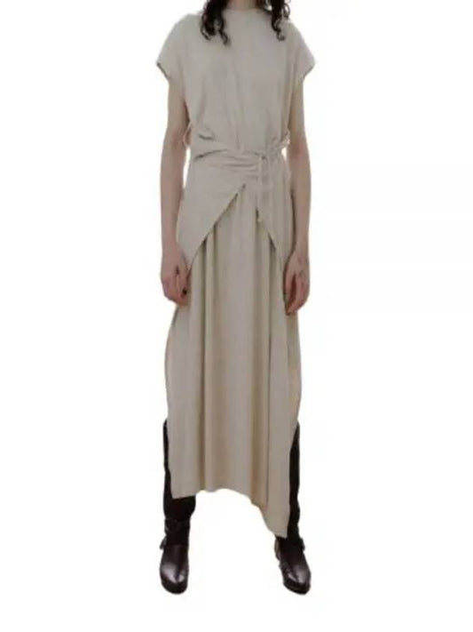 Shaw Sleeveless Dress in Undyed DRSHS RIB SP24 - BASERANGE - BALAAN 1