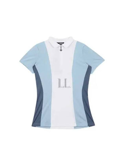 Women's Evelina Golf Polo Shirt Blue - J.LINDEBERG - BALAAN 2