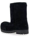 Suede Fur Winter Boots Black - BALENCIAGA - BALAAN 3