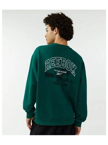 Street Basketball Sweatshirt Green - REEBOK - BALAAN 1