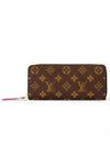 Monogram Clemence Long Wallet Brown Fuchsia - LOUIS VUITTON - BALAAN 2