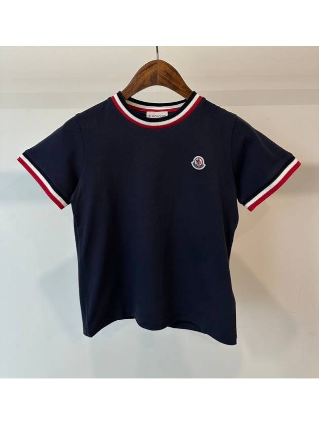 Kids T Shirt I29548C00023 83092 Navy 8A - MONCLER - BALAAN 1