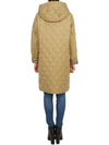 Diamond Quilted Hoodie Padding Archive Beige - BURBERRY - BALAAN 8