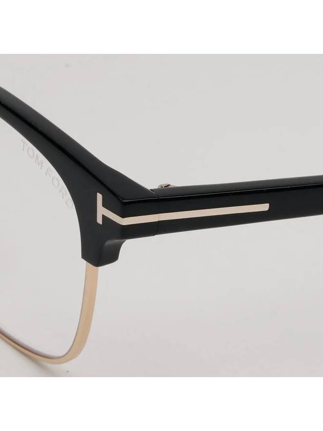 Eyewear Square Eyeglasses Black Gold - TOM FORD - BALAAN 6