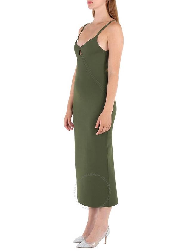 Khaite Ladies Seaweed Green Eden Knit Maxi Dress, Size Small - KATE - BALAAN 3