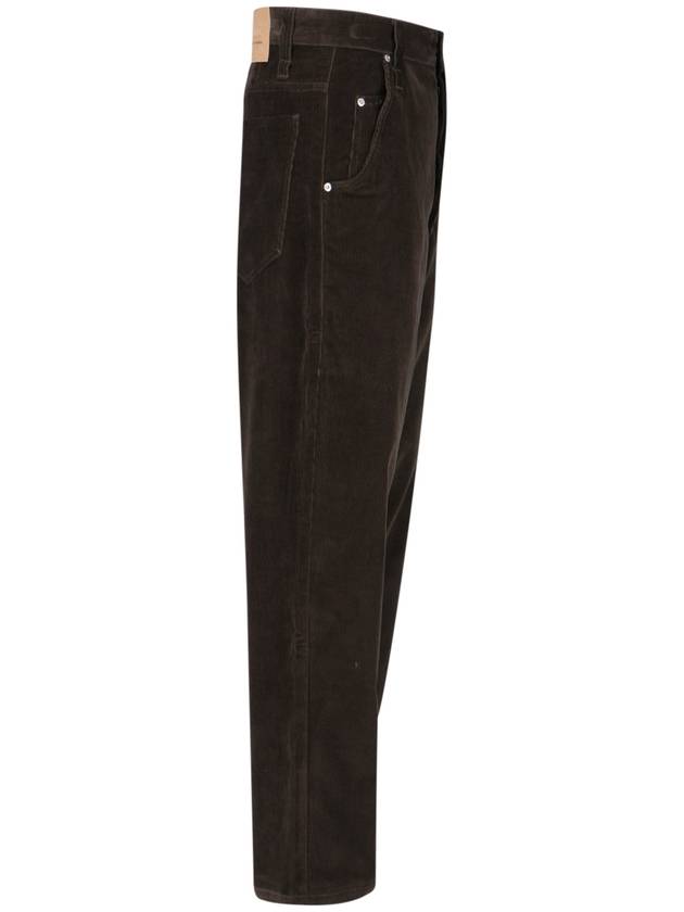 Ami Trousers Brown - AMI - BALAAN 3