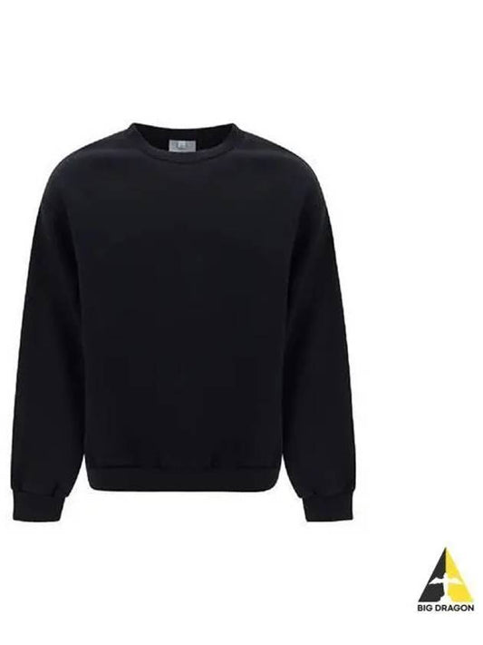 Label Crew Neck Sweatshirt Black Medi Gray CI0126 - ACNE STUDIOS - BALAAN 1