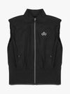 Drew Women s Shirring Woven Vest DF41VE01 BK - DRUH GOLF - BALAAN 1