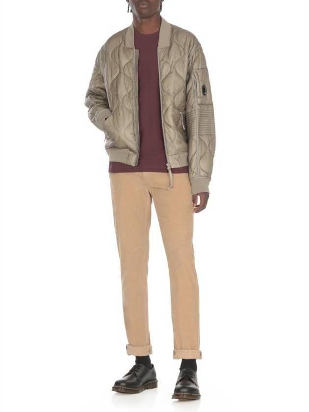 Liner Padded Bomber Jacket Beige - CP COMPANY - BALAAN 3