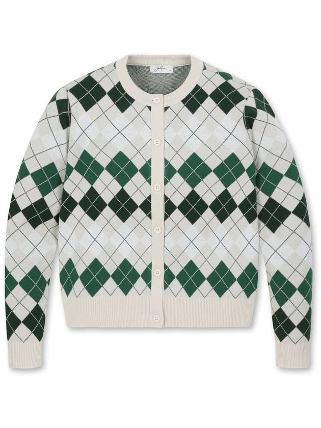 Women s Argyle Jacquard Cardigan - JACKNICKLAUS - BALAAN 3