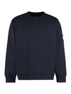 Cotton Diagonal Fleece Lens Sweatshirt Navy - CP COMPANY - BALAAN 2