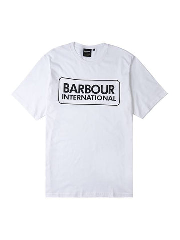 International Essential Large Logo Short Sleeve T-Shirt White - BARBOUR - BALAAN 1