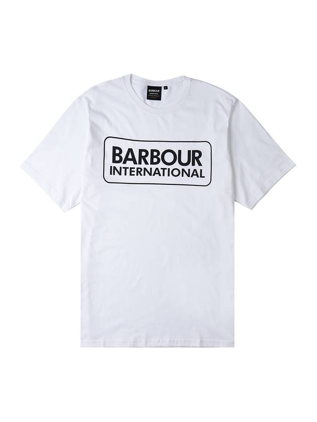 International Essential Large Logo Short Sleeve T-Shirt White - BARBOUR - BALAAN 2