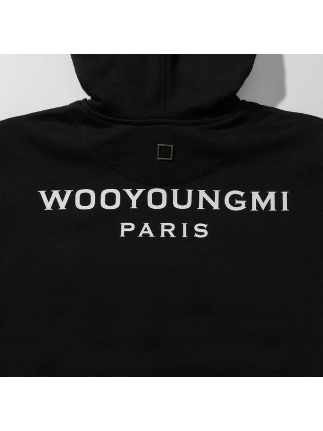 Women s back logo hoodie black - WOOYOUNGMI - BALAAN 3