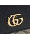 GG Marmont Continental Leather Long Wallet Black - GUCCI - BALAAN 8