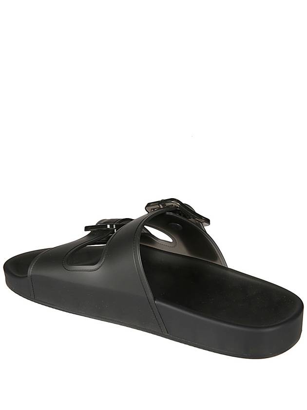 Mallorca Clear Rubber Slippers Black - BALENCIAGA - BALAAN 4