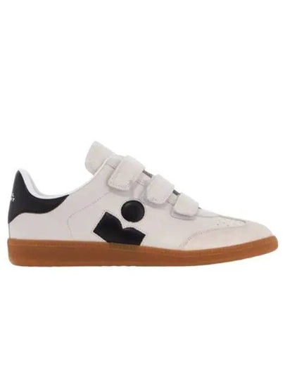 Logo Leather Low Top Sneakers White - ISABEL MARANT - BALAAN 2