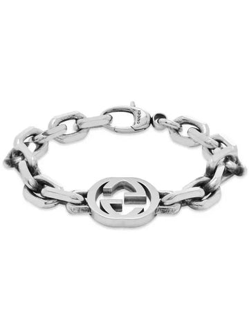 Interlocking G Logo Chain Bracelet Silver - GUCCI - BALAAN 1