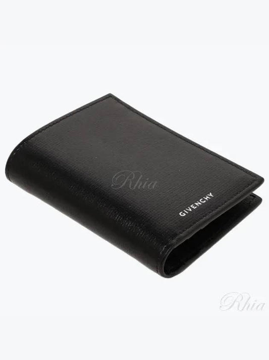 4G Classic Leather Half Wallet Black - GIVENCHY - BALAAN 2