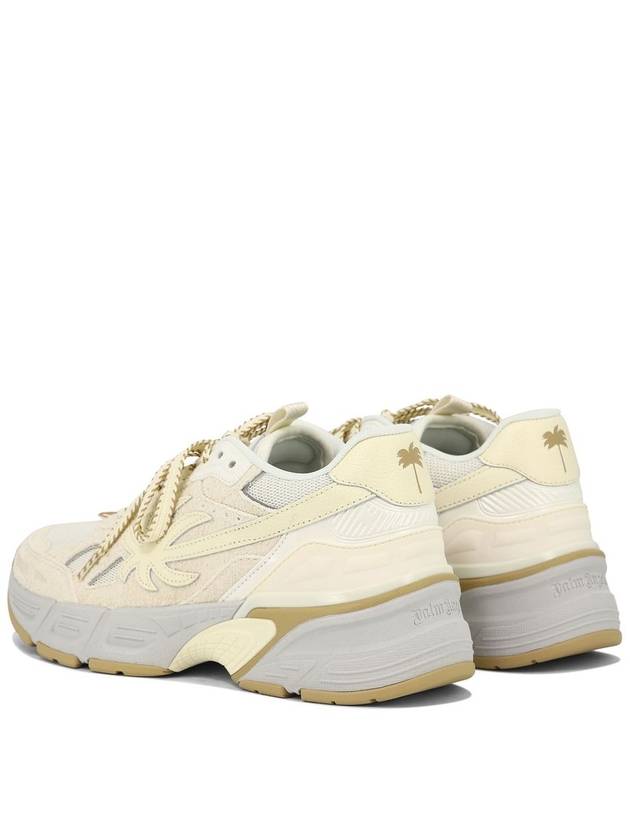 The Palm Runner Leather Sneakers PMIA098S24LEA0016161 - PALM ANGELS - BALAAN 5