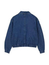 De Coeur Zipped Denim Jacket Blue - AMI - BALAAN 3