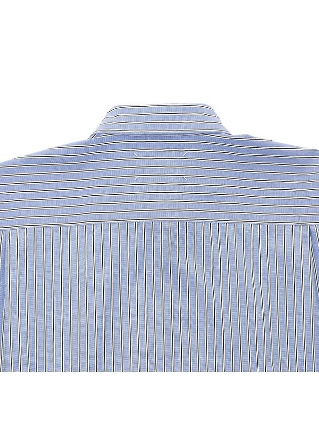 Oxford Long Sleeve Shirt Blue - MAISON MARGIELA - BALAAN 7