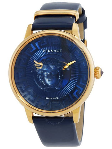 Versace Medusa Alchemy Quartz Blue Dial Ladies Watch VE6F00223 - VERSACE - BALAAN 1