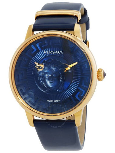 Versace Medusa Alchemy Quartz Blue Dial Ladies Watch VE6F00223 - VERSACE - BALAAN 1