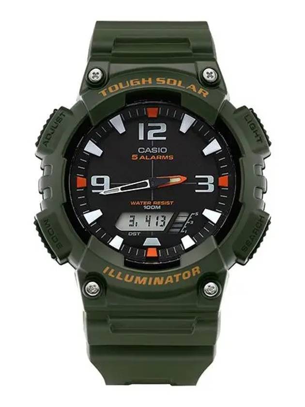 Solar Power Analog Digital Watch Green - CASIO - BALAAN 1