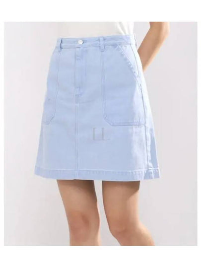 Lea A-Line Skirt Light Blue - A.P.C. - BALAAN 2