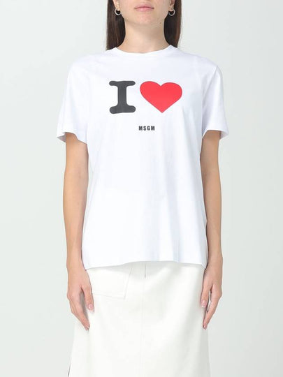 Short Sleeve T-Shirt 3541MDM171237798 Bianco - MSGM - BALAAN 2