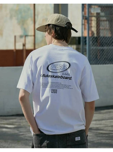 FSB Worldwide Short Sleeve TShirt White FST324 - FLUKE - BALAAN 1