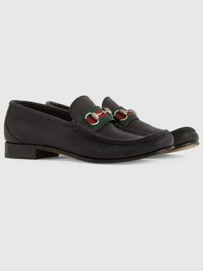 Men's Horsebit Loafers Black - GUCCI - BALAAN 2