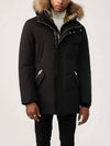 Edward Natural Fur Hooded Down Parka Black - MACKAGE - BALAAN 4