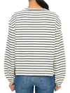 Kansas Puff Sleeve Striped Cotton Long Sleeve T-shirt Ivory - MAX MARA - BALAAN 4