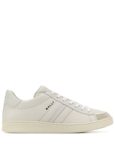 Logo Tennis Leather Low-Top Sneakers White - BALLY - BALAAN 2