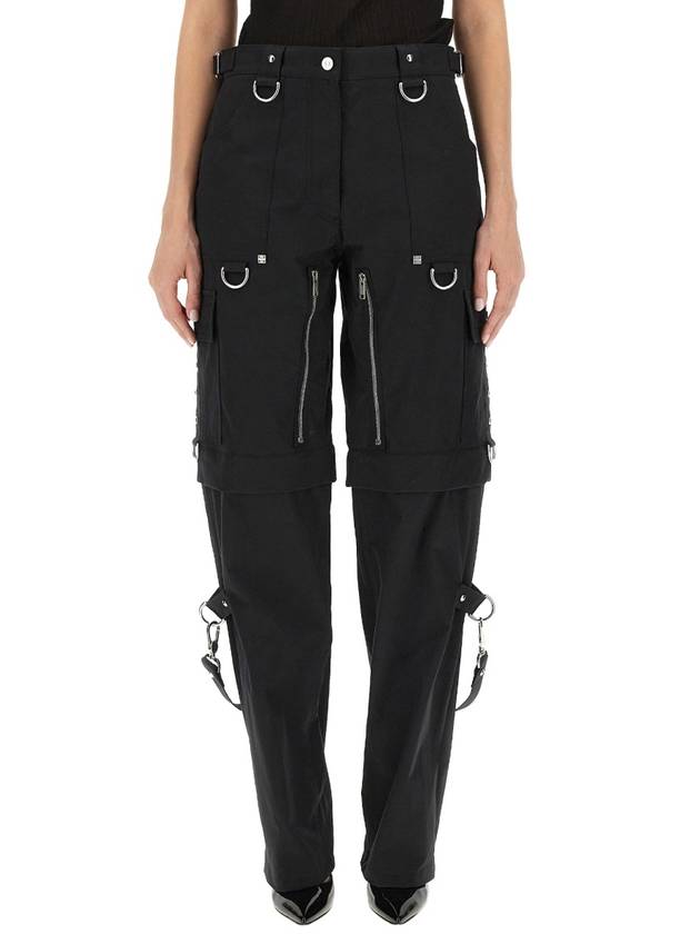 23 fw Black Nylon D Ring Pants BW511Y14Y3001 B0480809545 - GIVENCHY - BALAAN 2