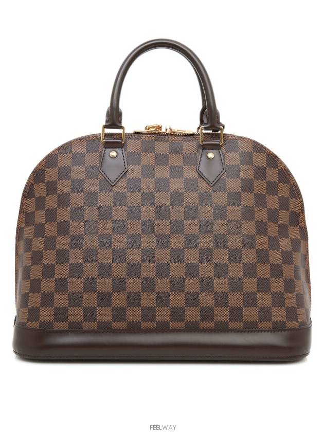 Damier Alma MM Top Handle Tote Bag N41247 - LOUIS VUITTON - BALAAN 4