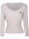 Cashmere Bebe Knit Top Cream - VIVIENNE WESTWOOD - BALAAN 2