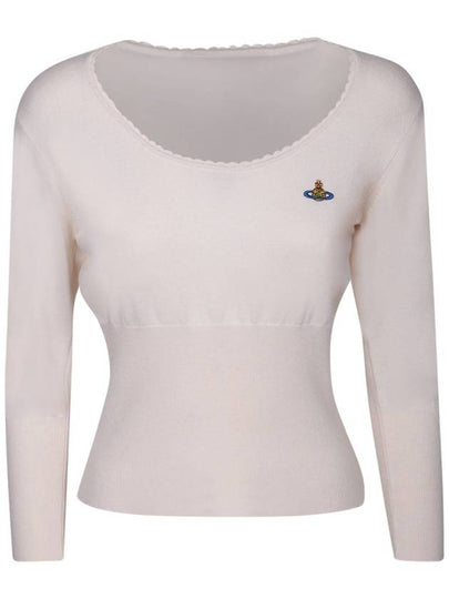 Cashmere Bebe Knit Top Cream - VIVIENNE WESTWOOD - BALAAN 2