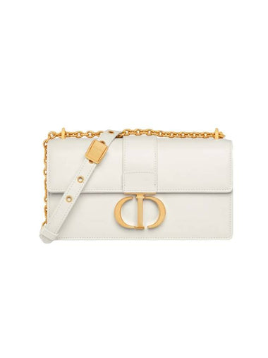 30 Montaigne East West Calfskin Chain Shoulder Bag Latte - DIOR - BALAAN 1